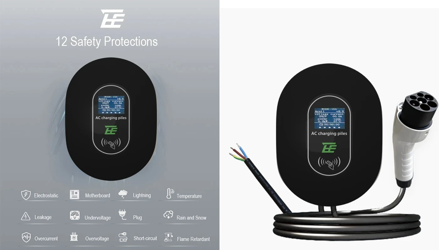 22kW commercial charger with 2.8-inch display 22kW commercial charger with 2.8-inch display
